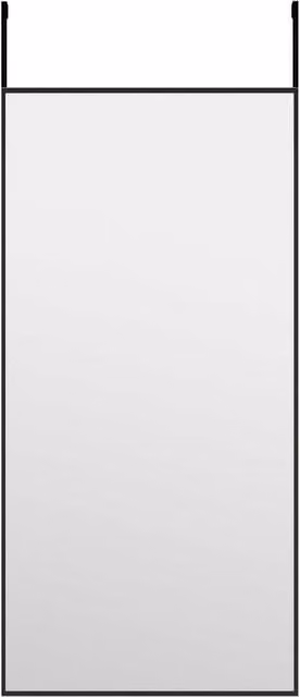 Berkfield Home Rectangular Hanging Door Mirror in Black, W: 30 cm, H: 60 cm