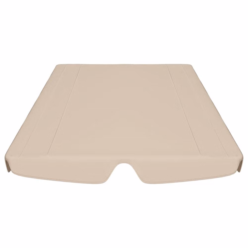 Berkfield Home Replacement Canopy for Garden Swing in Beige W: 150 cm, D: 105 cm, H: 70 cm