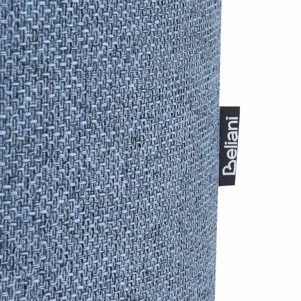 Wyld and Coco Blue Woven Fabric Storage Pouffe with Water-Repellent Finish – 6