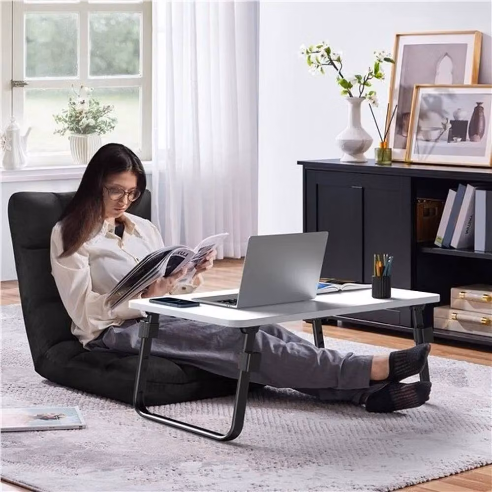 KORVIXA Adjustable Multi-Position Padded Gaming Chair in Black – 4