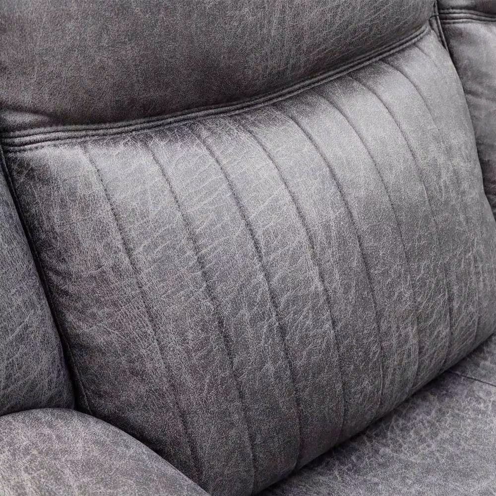 Furnishings For Less UK Lennox Grey 3 Seater Electric Recliner Sofa with USB Charging and Cup Holders – 5