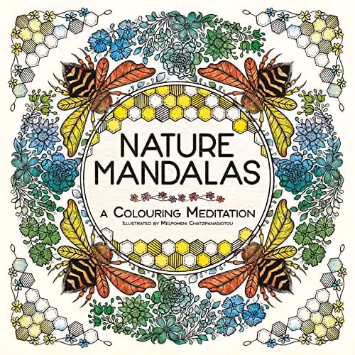 LOM ART Nature Mandalas: A Colouring Meditation Book for Adults in Multicolour