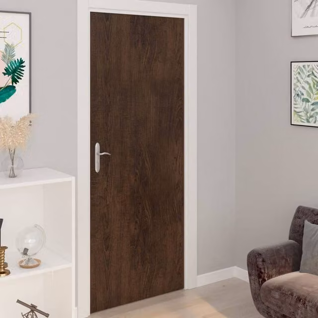 Berkfield Home Self-adhesive Furniture Film, 2 Pack, Dark Oak Brown, W: 500 cm, H: 90 cm