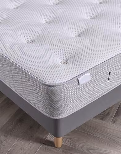 Bedmaster Victoria 2000 Cashmere Pocket Sprung Mattress, White, W/D/H: 90 x 200 x 25 cm – 2
