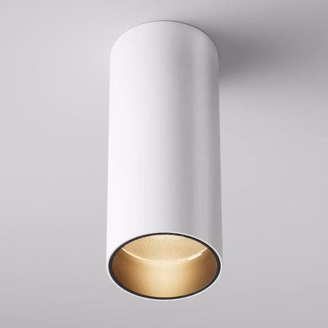Maytoni FOCUS LED Dimmable Surface Mounted Downlight, White, 3000K
