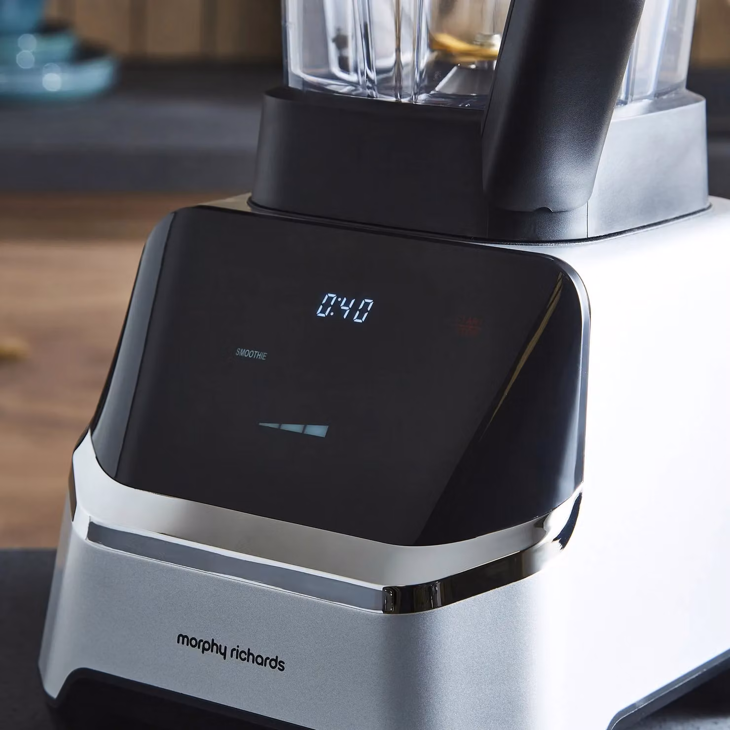 Morphy Richards Digital Jug Blender in Grey with Stainless Steel and Digital Display – 6
