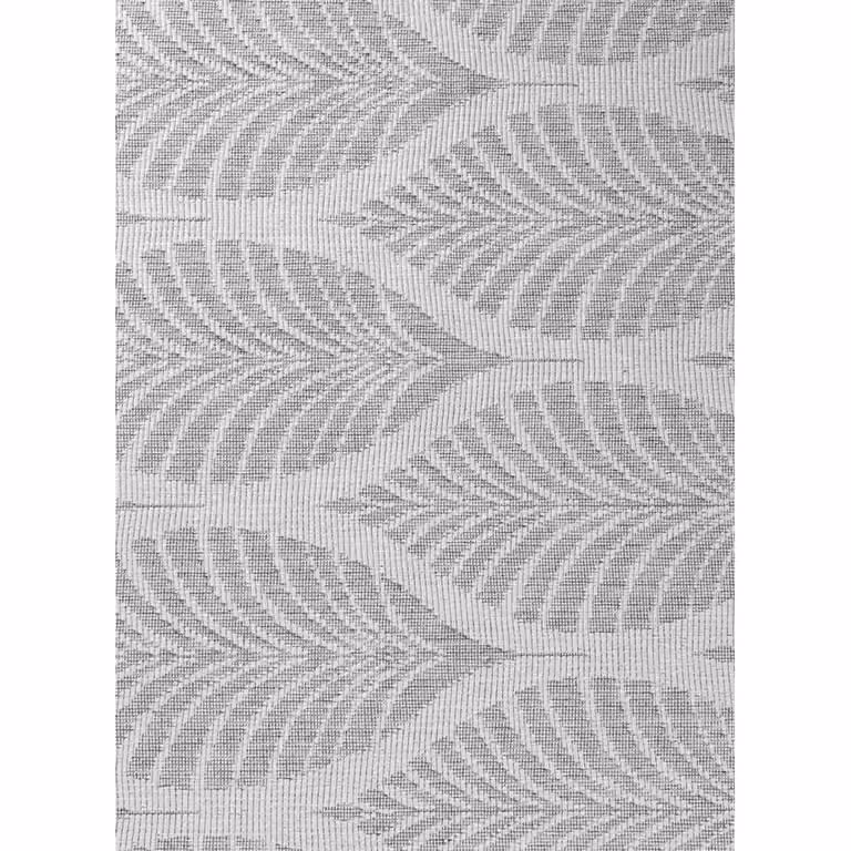 THE RUGS Liora Reversible Indoor Outdoor Trellis Flat Woven Rug in White and Beige, W: 200 cm, D: 290 cm