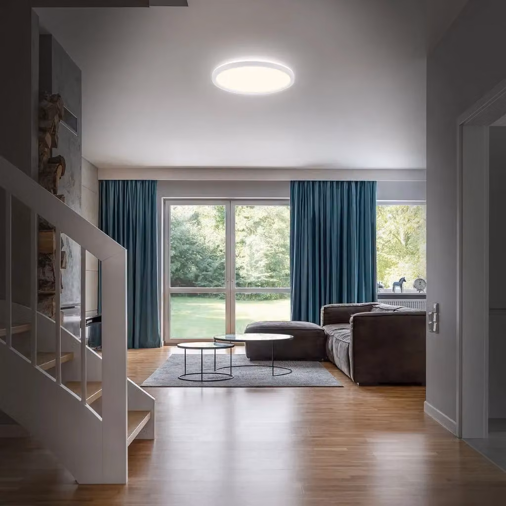 Briloner White 22W Round LED Ceiling Light for Bathroom and Kitchen, IP44 Rated – 4