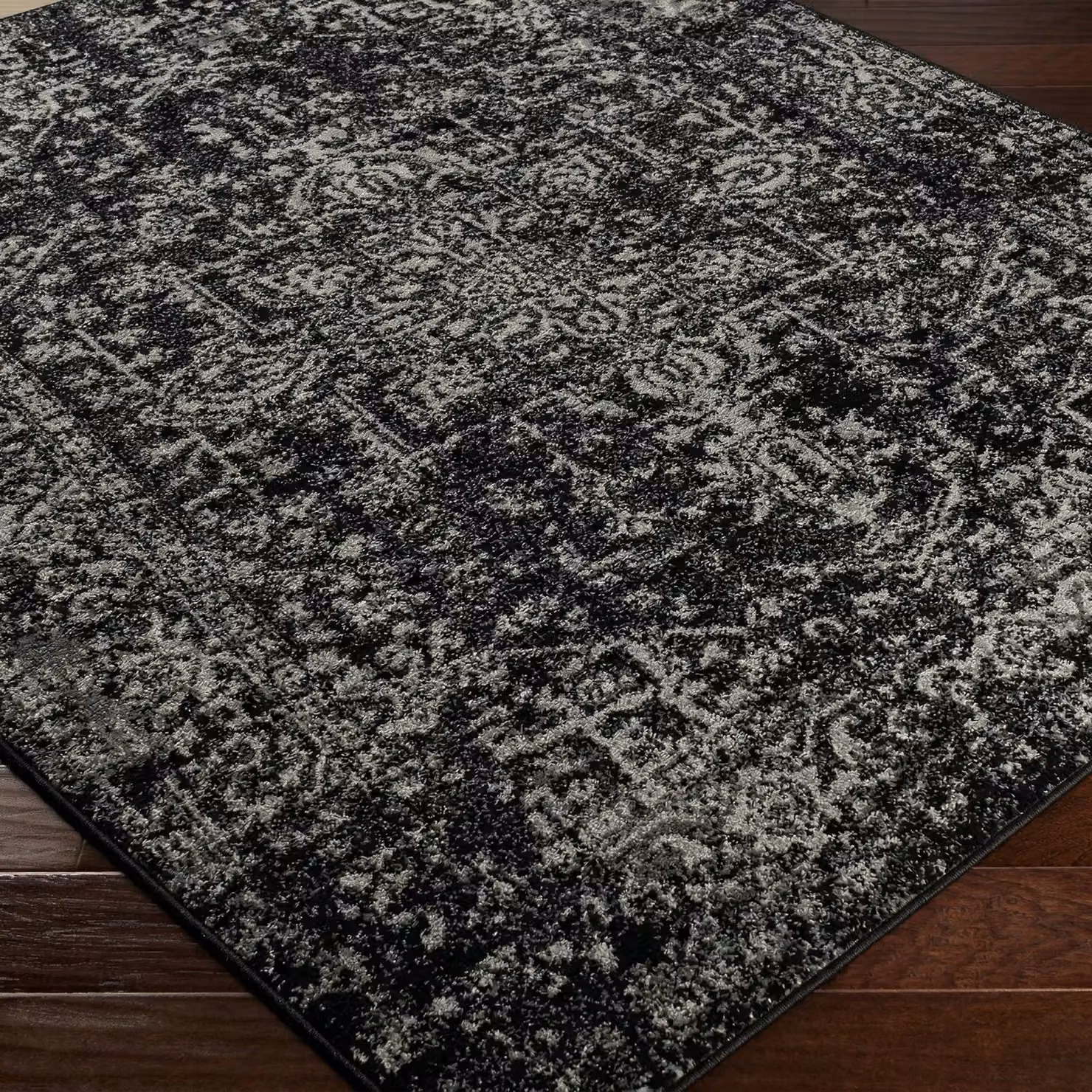 Livabliss Harput Vintage Boho Living Room Rug in Black, W: 160 cm, L: 220 cm – 4