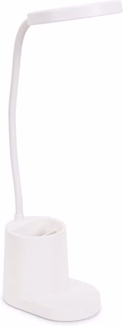 ValueLights Marco Rechargeable Adjustable LED Desk Lamp - White