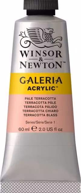 Winsor & Newton Galeria Acrylic Paint, Pale Terracotta, 60 ml – 1