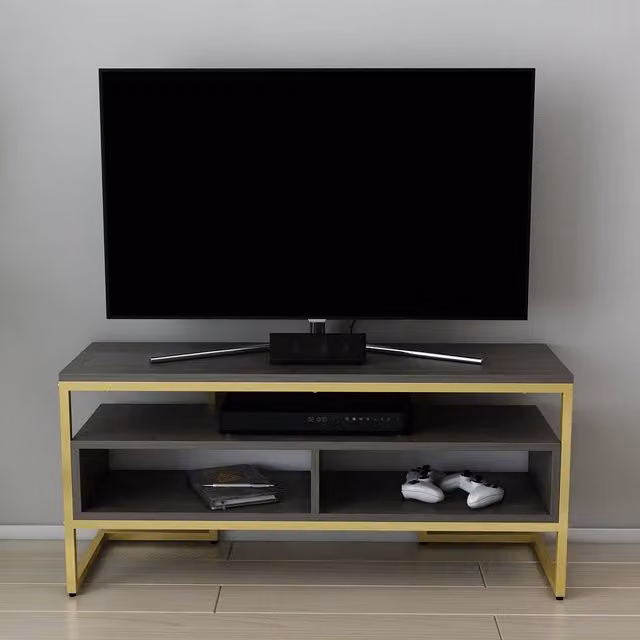 Decorotika Merrion Modern Matt Grey MDF TV Unit