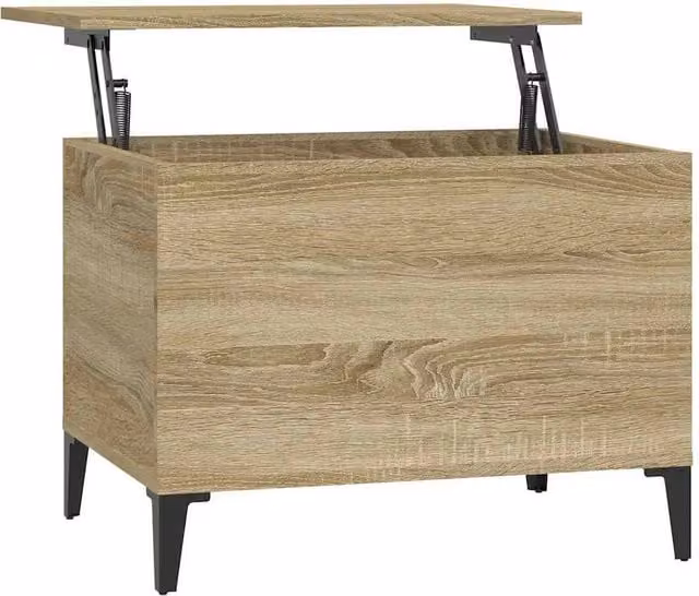 Berkfield Home Sonoma Oak Coffee Table in Brown, W: 60 cm, D: 44.5 cm, H: 45 cm