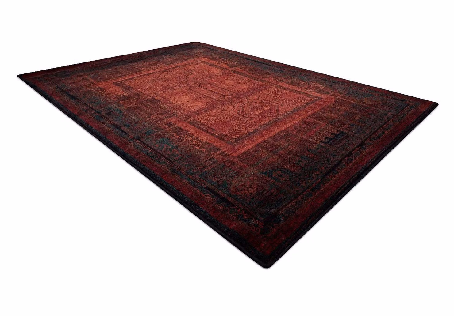 RugsX Wool Omega Oriental Rug in Red, W: 200 cm, D: 300 cm – 2