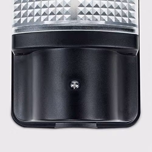 MiniSun Modern Heavy Duty Dusk to Dawn Security Wall Light in Black with 10W Cool White LED Bulb – 5