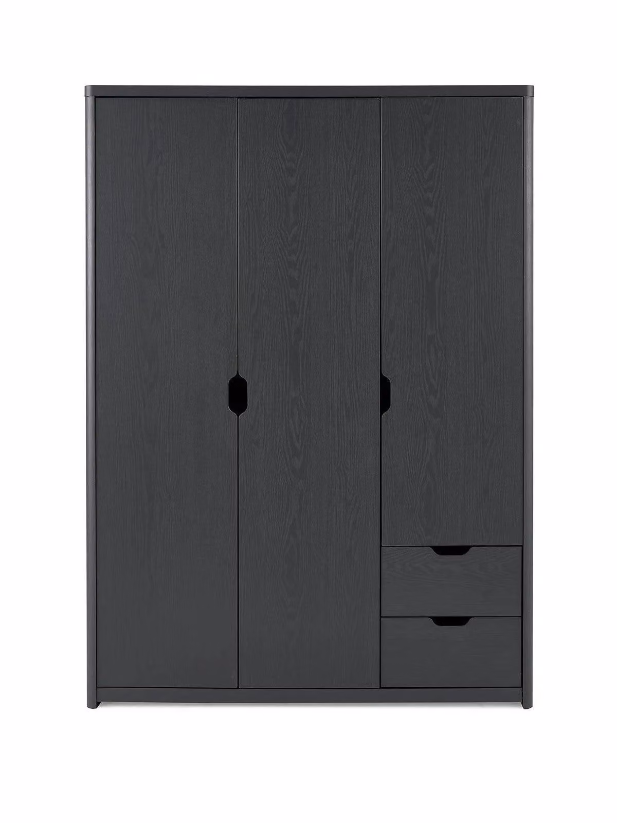 Very Home Modern Grey Wardrobe with Doors and Drawers H 175 x W 124 x D 53 cm