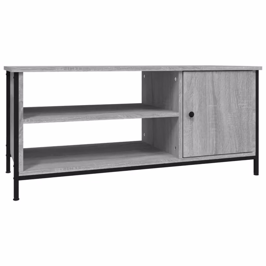 Berkfield Home Grey Sonoma TV Cabinet in Engineered Wood W/D/H: 100 x 40 x 45 cm – 2