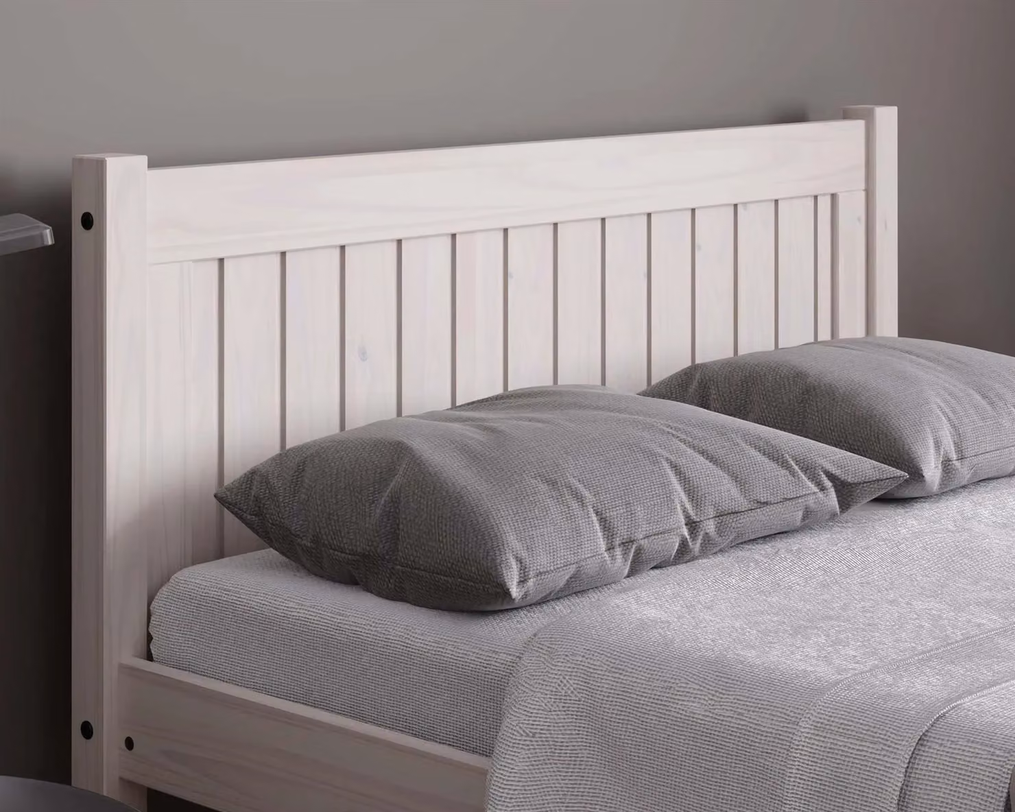 Birlea White Solid Pine Double Bed and Rio Air Sleepsoul Mattress Bundle, W/D/H: 140 x 200 cm – 2