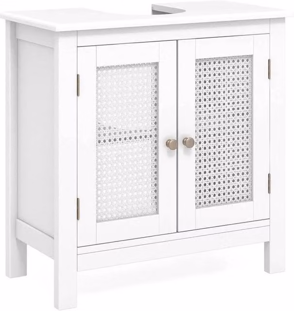 Kelvenix Freestanding Under Sink Bathroom Cabinet in White