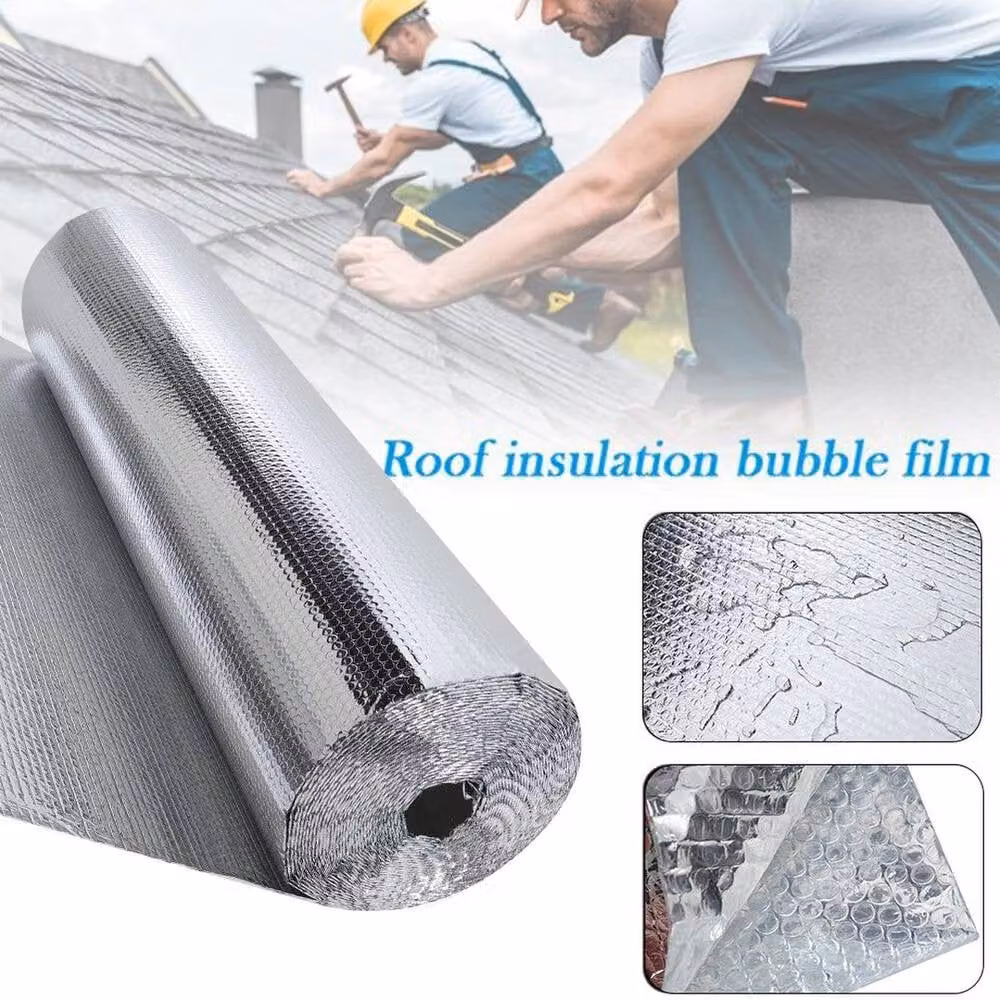 SPETLEK Double Bubble Foil Aluminium Insulation in Silver, W/D/H: 40 x 120 x 2500 cm – 2