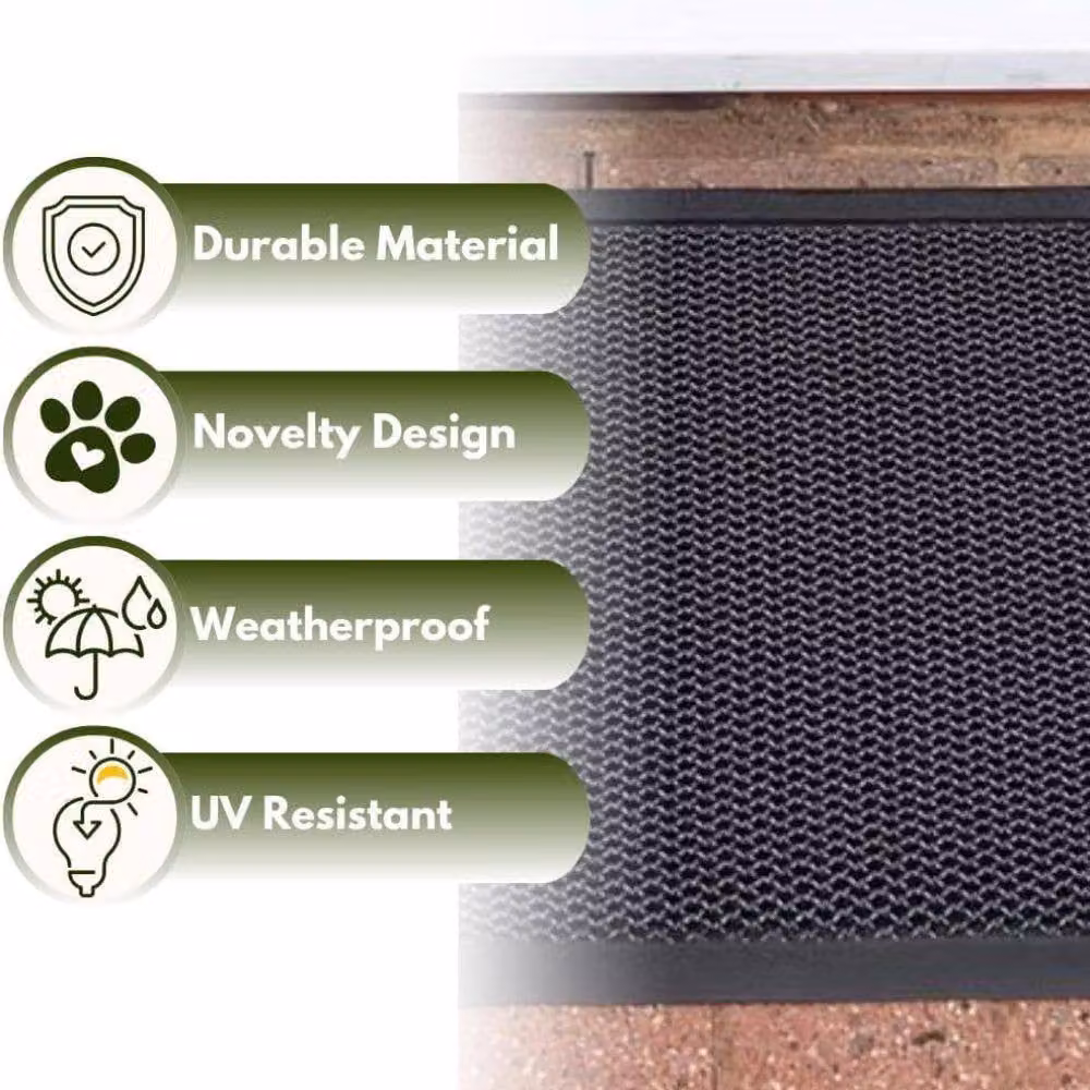 Marco Paul Grey Super Scraper Rectangular Door Mat, W: 40 cm, D: 60 cm – 6