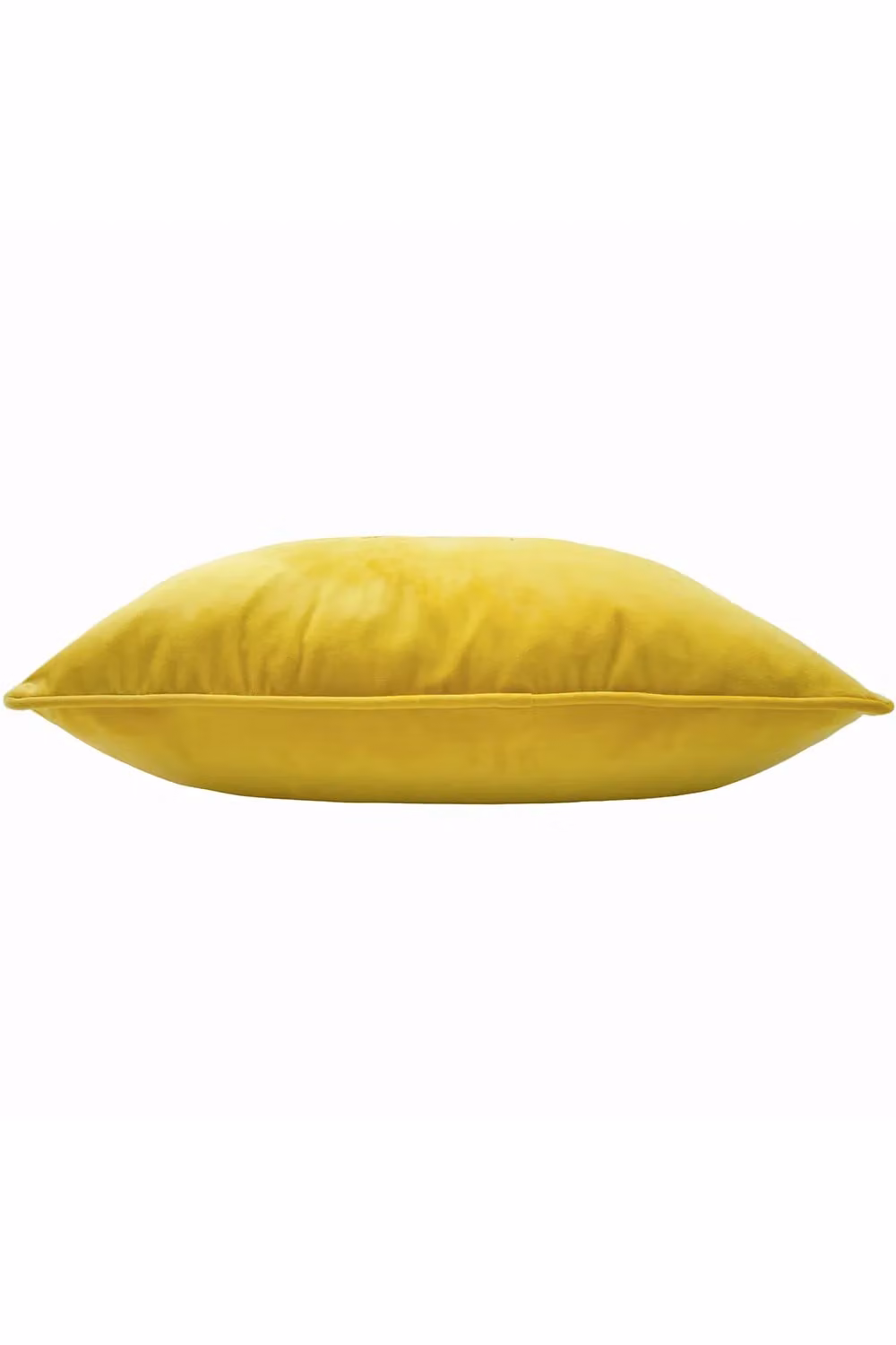 Paoletti Hortus Embroidered Bee Soft Velvet Pipe Trimmed Cushion in Yellow, W/D/H: 50 x 50 x 50 cm – 2