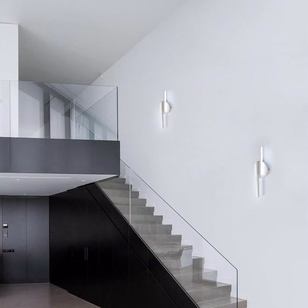 Goeco Modern LED Wall Light in White, 16W Cool White Up and Down Bar Light – 2