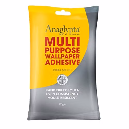 Anaglypta Multi Purpose Flake Wallpaper Adhesive Powder, 10 Sachet Rolls