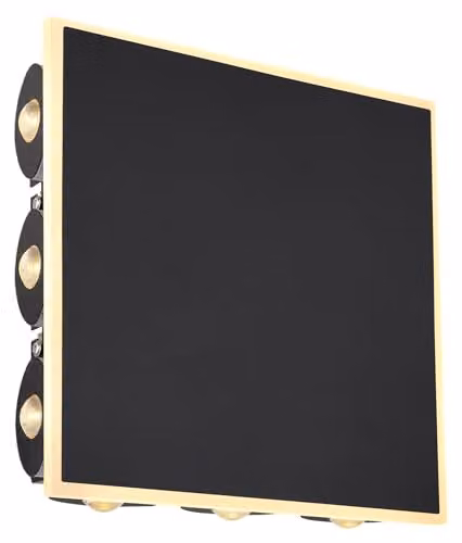 Globo Lighting Saidy Modern LED Wall Lamp, Black, W/D/H: 22 x 22 x 22 cm