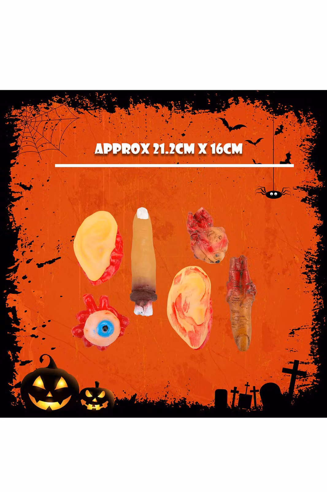 VFM e-Store Multicolour Halloween Severed Body Parts Party Props – 2