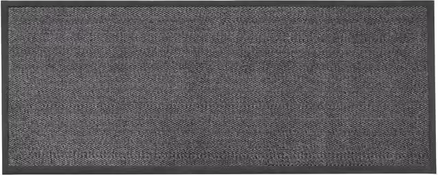 JVL Commodore Barrier Mat, Grey, W: 60 cm, D: 80 cm