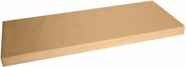 Roseley Water Repellent 4 Seater Rectangular Bench Pad with Foam Filling in Beige Polyester