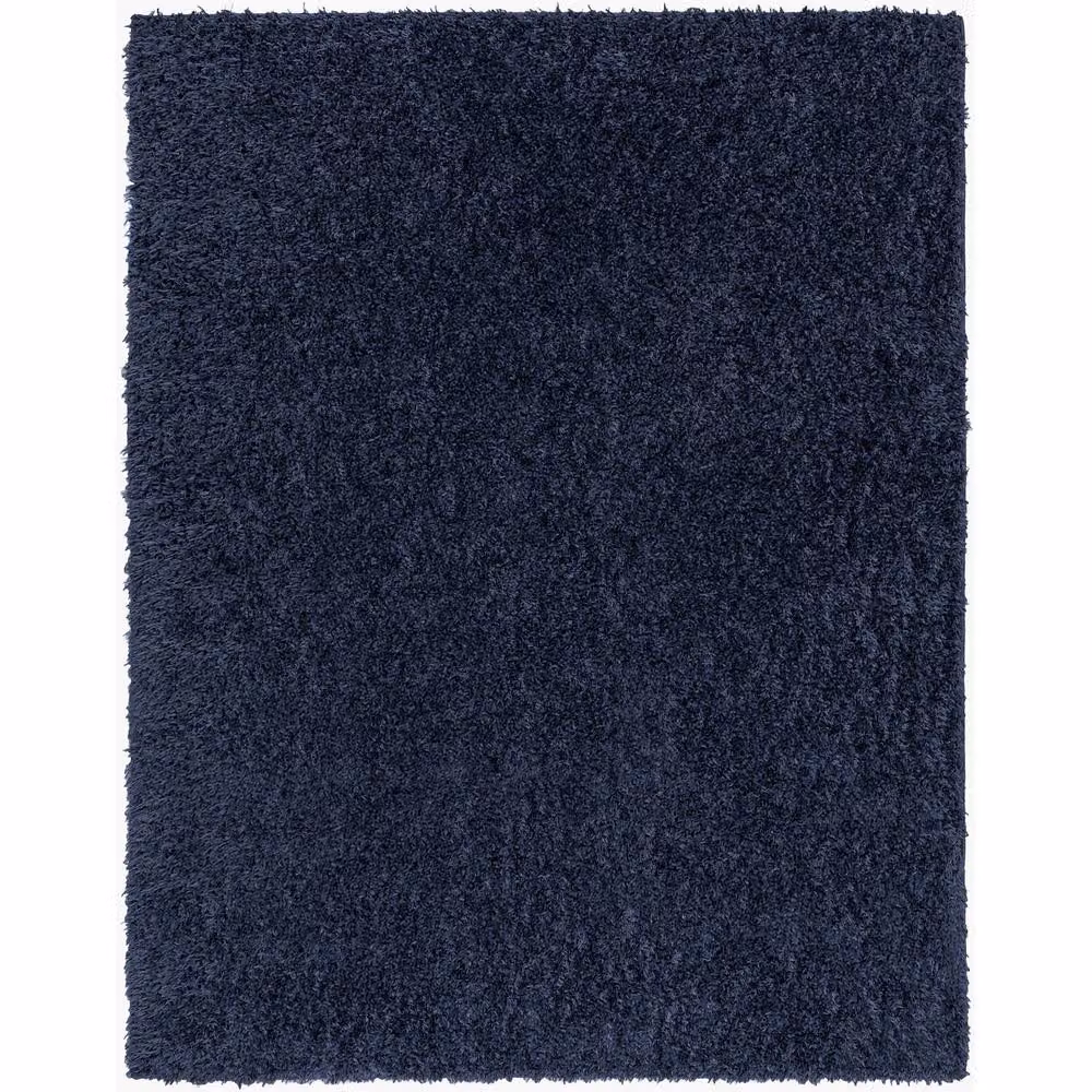 Livabliss Moda Shag Soft Plush Pile Living Room and Bedroom Rug in Dark Blue, W: 160 cm, L: 215 cm – 2