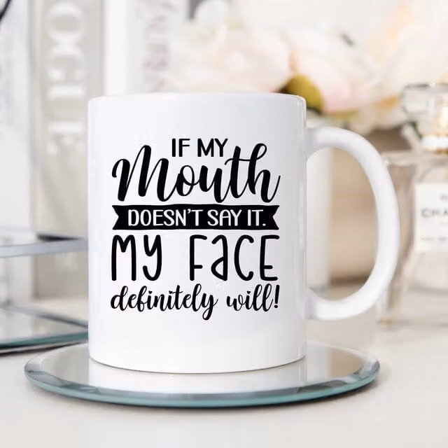 60 Second Makeover Sarcasm Mug in White Ceramic