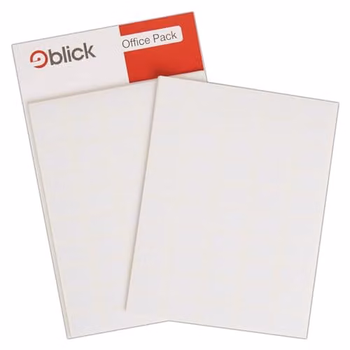 Blick White Self Adhesive Address Labels, Rectangular, 2000 Pack