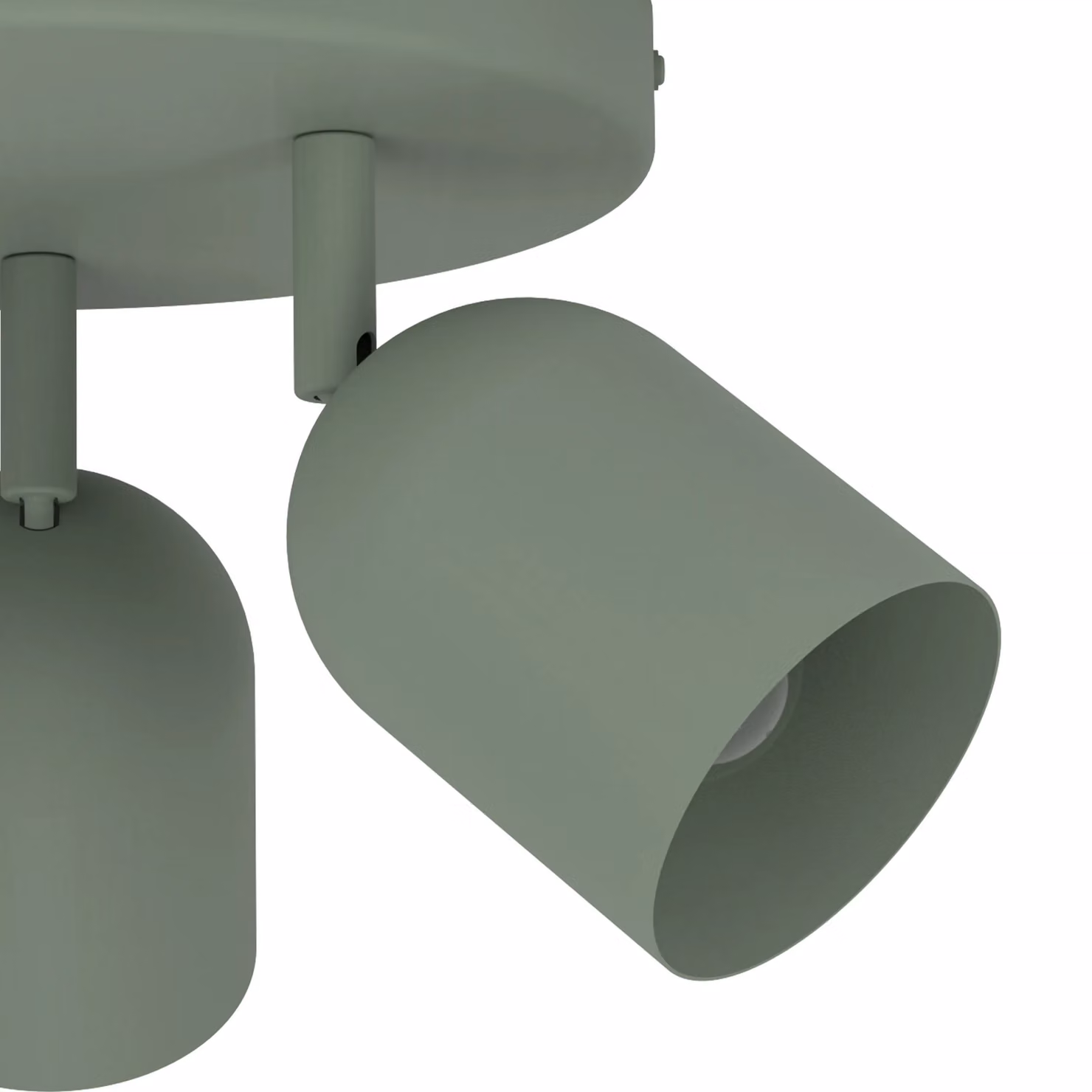 Eglo Tilston Minimalist Triple Steel Ceiling Spotlight, Green – 3
