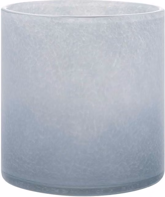 Blomus Saga Large Glass Lantern Candle Holder in Tradewinds Blue