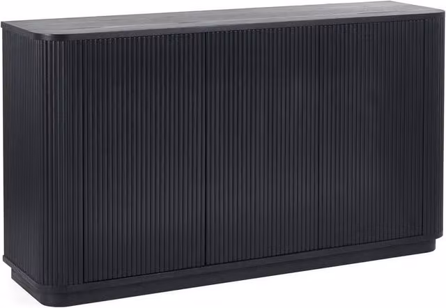 Cheshire Premium Lauriston Fluted Sideboard in Black Ash – 1