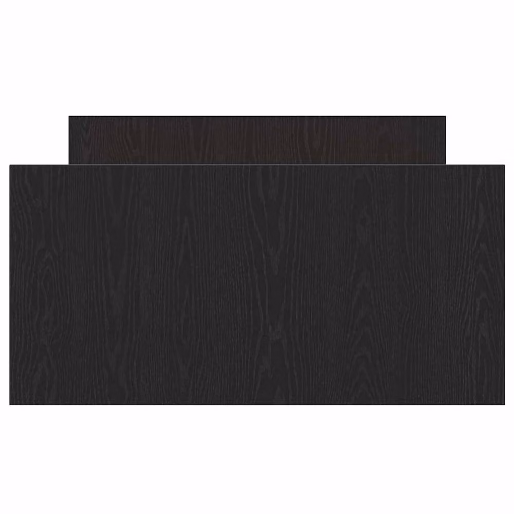 Berkfield Home Modern Bed Frame in Black Oak, W/D/H: 90 x 200 cm – 5