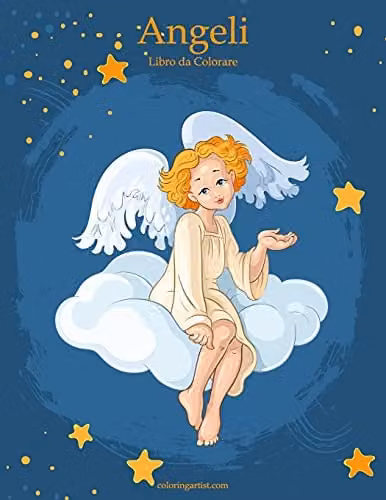 Angeli Libro da Colorare 1: Volume 1 Colouring Book for Children by Createspace
