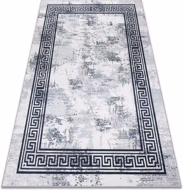 RugsX Andre Modern Rectangular Rug in Black, W: 160 cm, L: 220 cm – 1