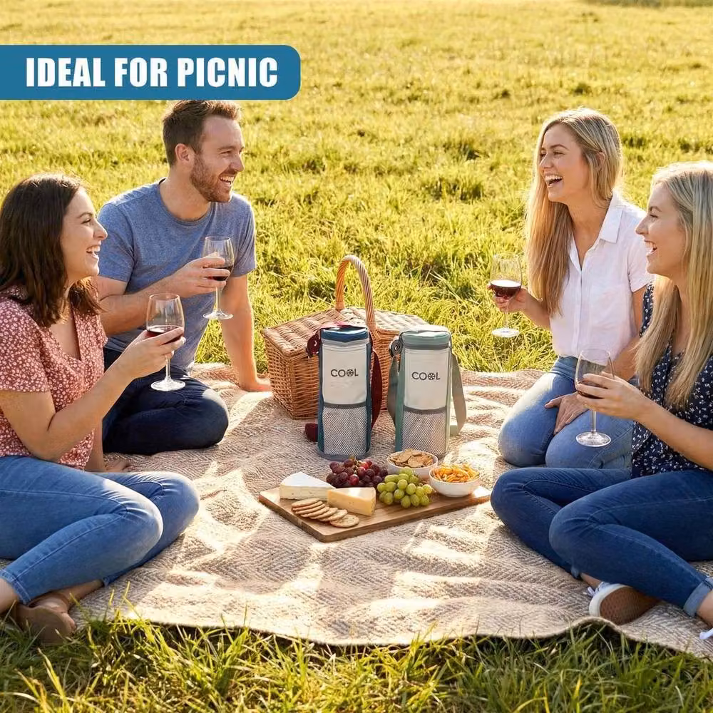 SPETLEK Insulated Bottle Cool Bag in White – 4