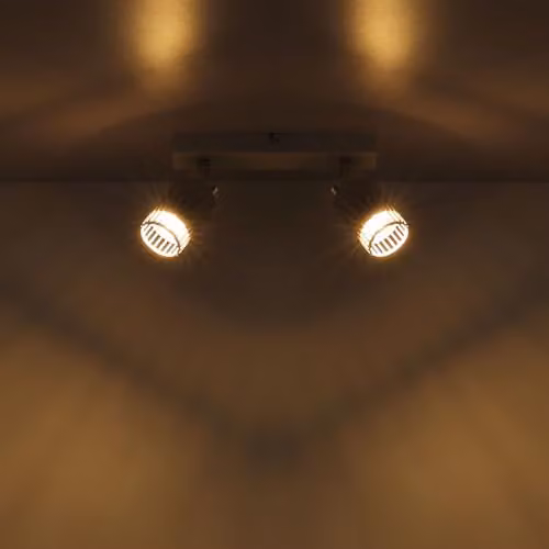 Globo Lighting Netlighting Adjustable Ceiling Spotlight in White and Chrome, 26 cm – 4
