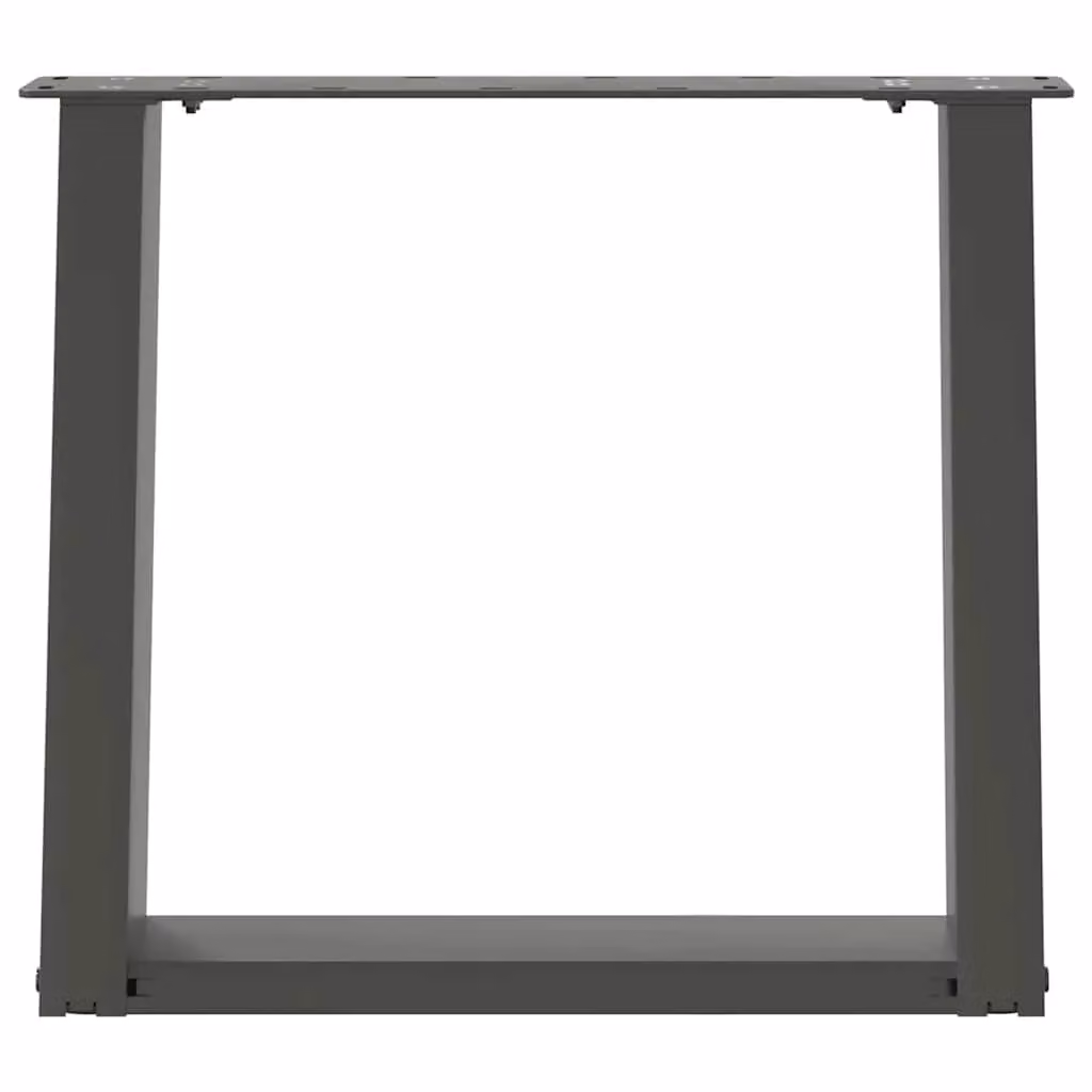 Berkfield Home U-Shaped Steel Coffee Table Legs, 2 Pieces, Anthracite Black, H: 42.5-43 cm x W: 50 cm – 3