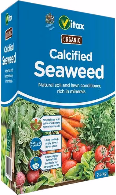 Vitax Organic Calcified Seaweed Slow Release Plant Tonic, 2.5 kg