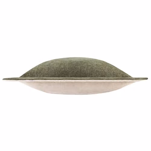 Riva Home Green Chenille and Velvet Square Cushion, W/D/H: 50 x 50 x 50 cm – 2