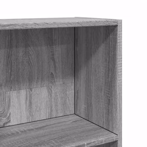 vidaXL Grey Sonoma Bookcase in Engineered Wood W/D/H: 80 x 30 x 114 cm – 2