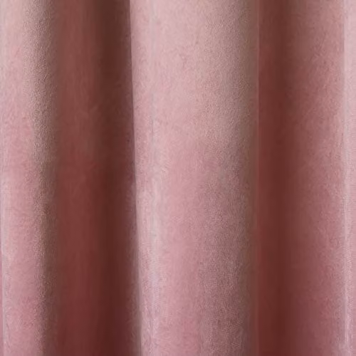 J Rosenthal & Son Montrose Velvet Blackout Eyelet Curtains in Pink, W: 117 cm, H: 137 cm – 2