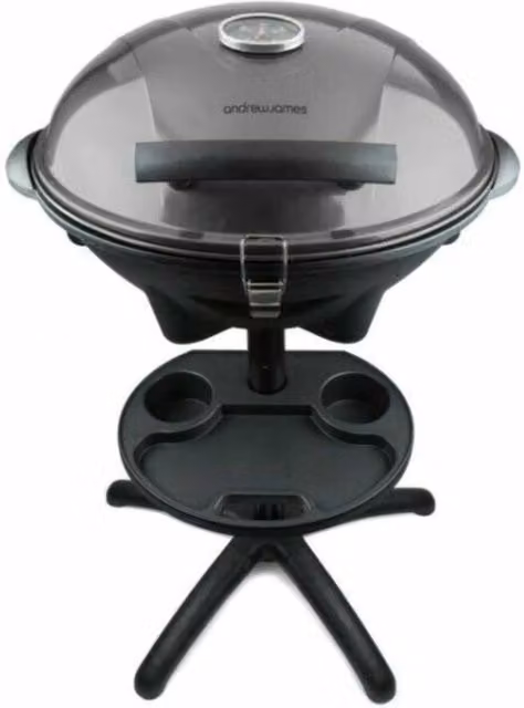 Andrew James Grey Tabletop Electric BBQ