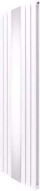Monstershop White Steel Flat Mirror Radiator W: 180 cm, H: 56.5 cm